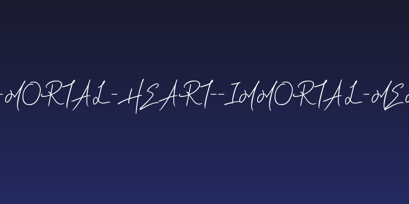 ylee-Mortal-Heart--Immortal-Memory Social Header