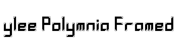 ylee Polymnia Framed Font