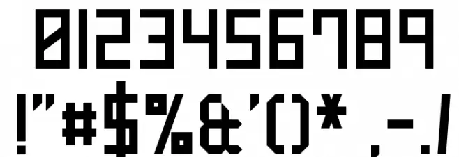 ylee Polymnia Framed Font OTHER CHARS