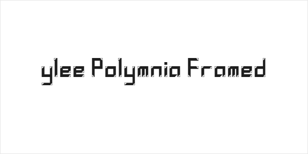 ylee Polymnia Framed Logo