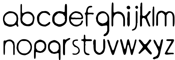 ympyroity Font LOWERCASE