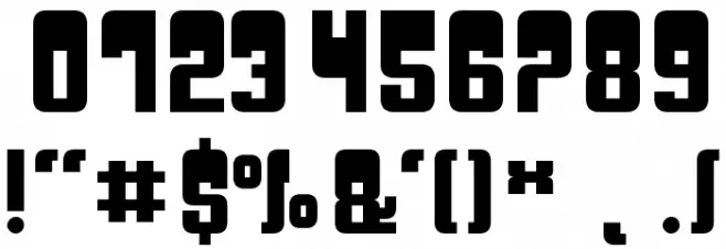 YnduFat Font OTHER CHARS