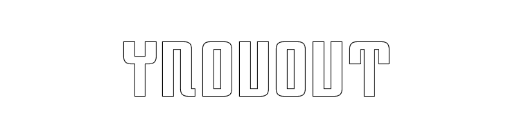 YnduOut Шрифта
