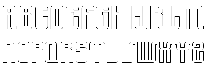 YnduOut Font LOWERCASE