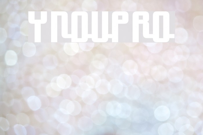 YnduPro Font examples