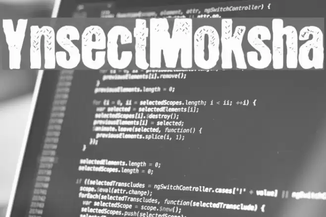 YnsectMoksha Font examples