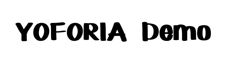 YOFORIA  Demo  font caratteri gratis