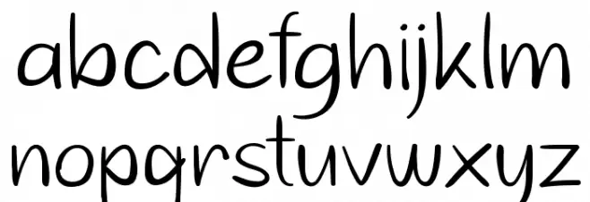 YORKER Font LOWERCASE