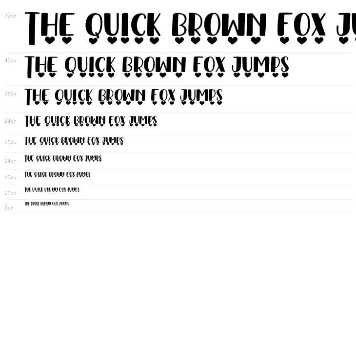 YOU ARE MY VALENTINE Waterfall