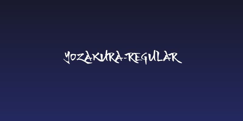 YOZAKURA-Regular Social Header