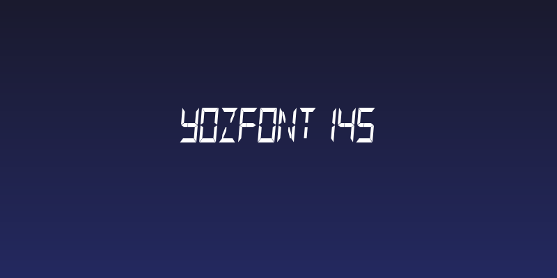 YOzFont14s Social Header