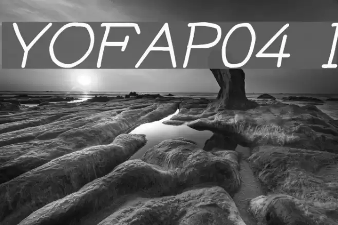 YOzFontAP04 Italic Schriftart examples