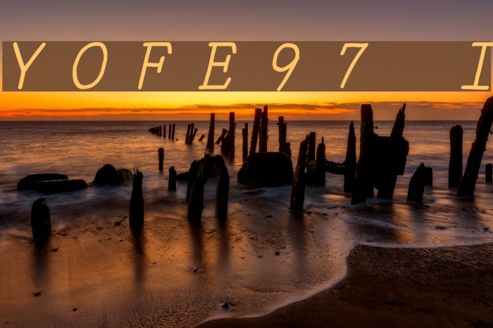 YOzFontE97 Italic Font examples