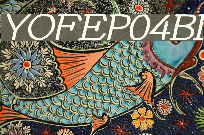 YOzFontEP04 Bold Italic Font examples