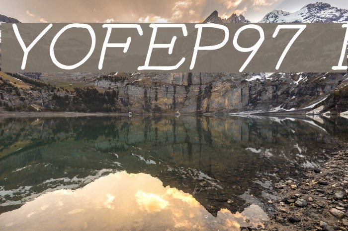 YOzFontEP97 Italic Font examples