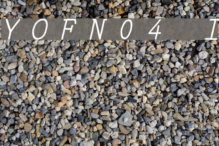 YOzFontN04 Italic Шрифта examples