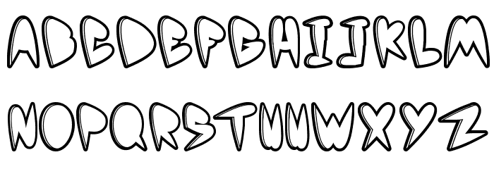 Yo mama Font LOWERCASE