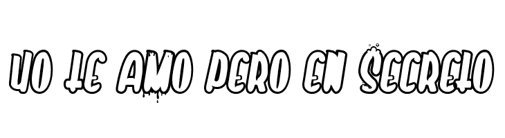 Yo te amo pero en secreto  Frei Schriftart Herunterladen