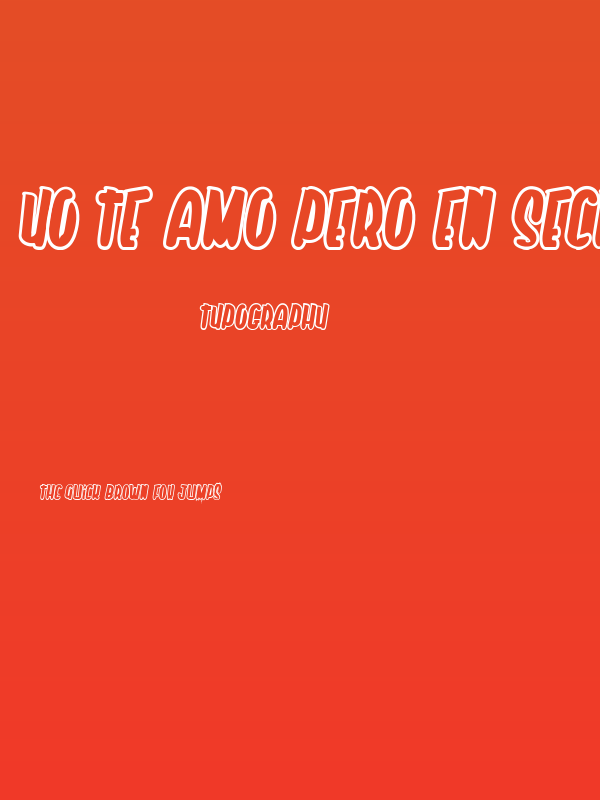 Yo te amo pero en secreto Poster