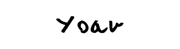 Yoav  font caratteri gratis