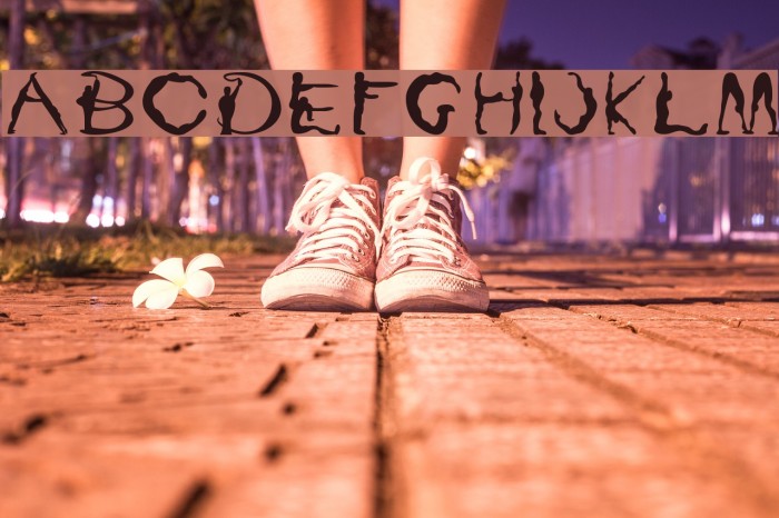 Yoga Font examples