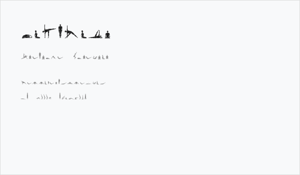 Yogafont Business Card