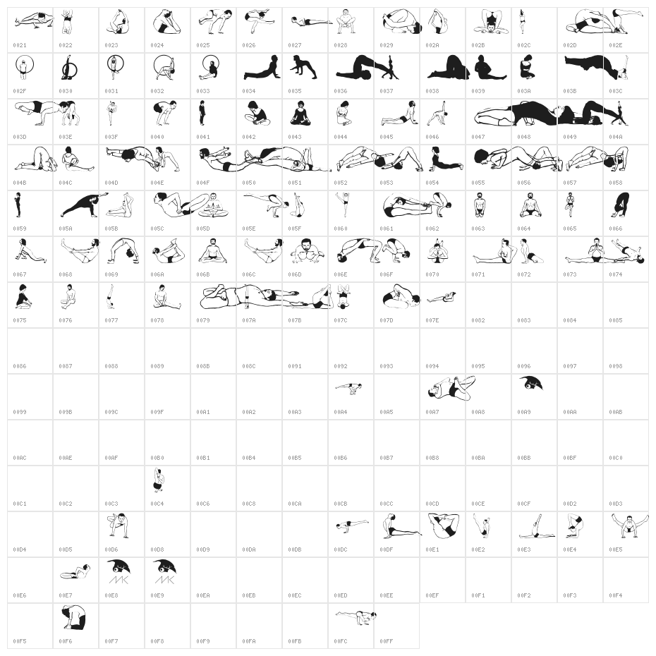 Yogaism Character Map
