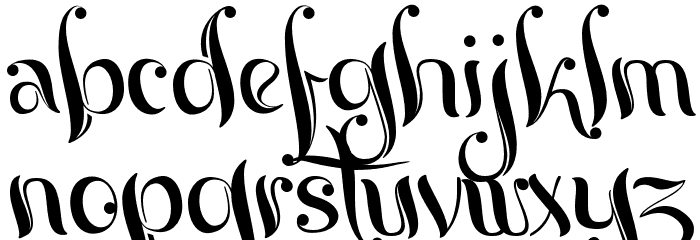 Yoghurt Font LOWERCASE