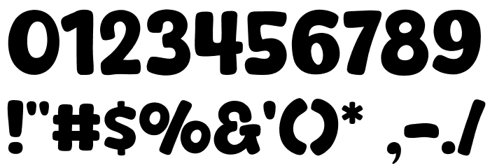 Yogurt Extra Font OTHER CHARS