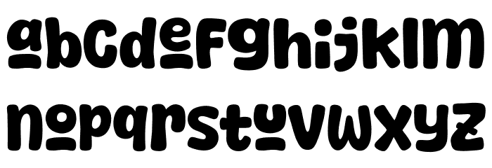 Yogurt Extra Font LOWERCASE