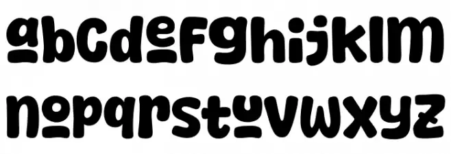 Yogurt Extra Font Litere mici