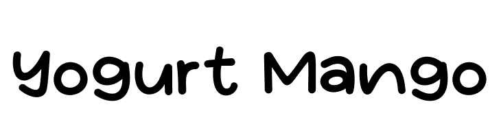 Yogurt Mango  Frei Schriftart Herunterladen