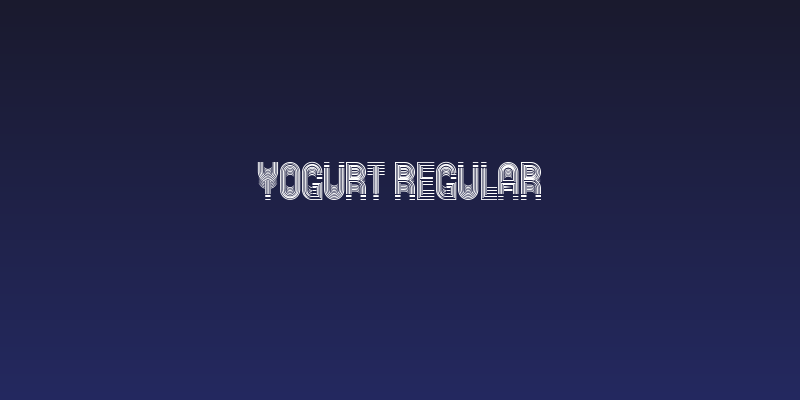 Yogurt Regular Social Header