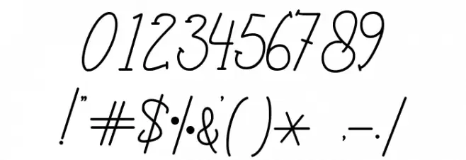 Yogyakarta - Personal Use Font OTHER CHARS