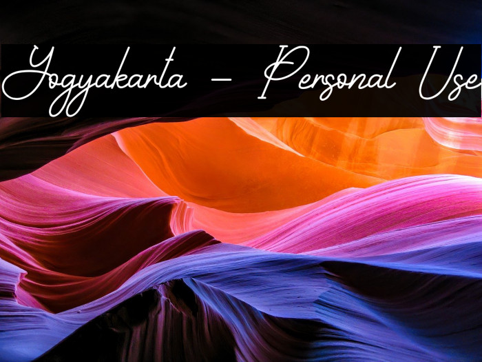 Yogyakarta - Personal Use Example 2