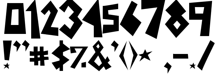 Yoinks Font OTHER CHARS