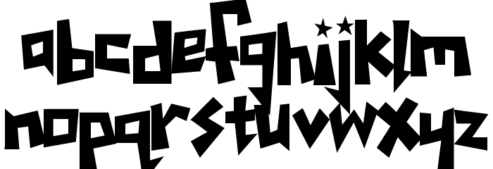 Yoinks Font LOWERCASE