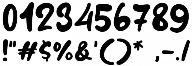 Yok Puasa Font OTHER CHARS