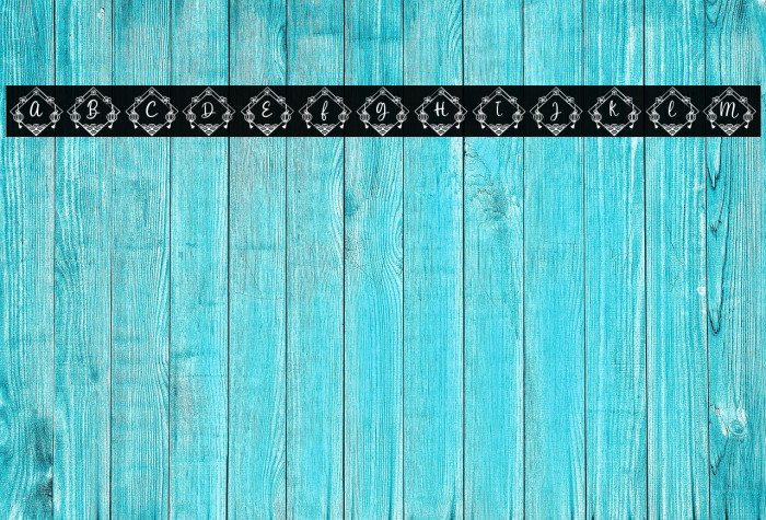 Yokata Chinese Monogram Regular Example 3