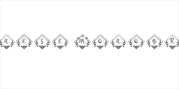 Yokata Chinese Monogram Regular Logo