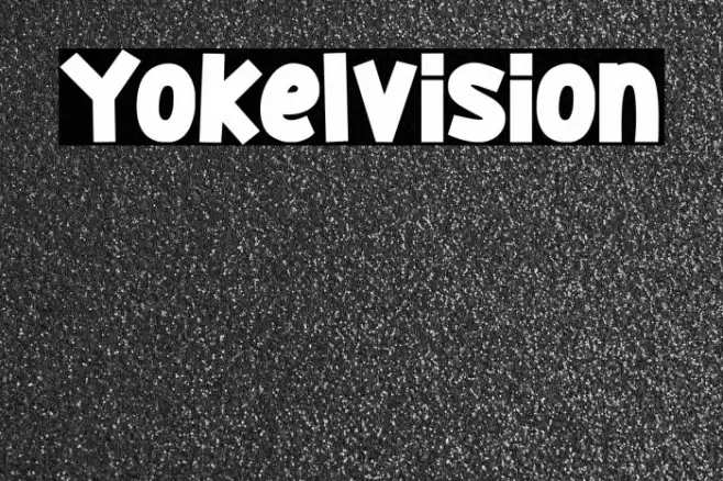 Yokelvision Font examples