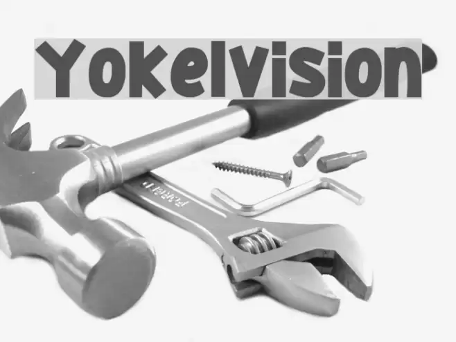 Yokelvision Font examples