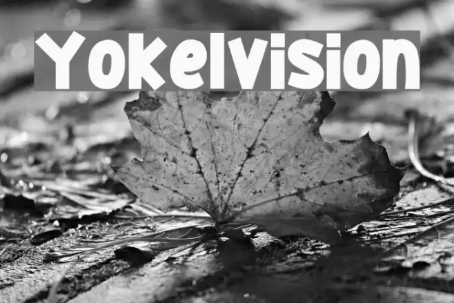 Yokelvision Font examples