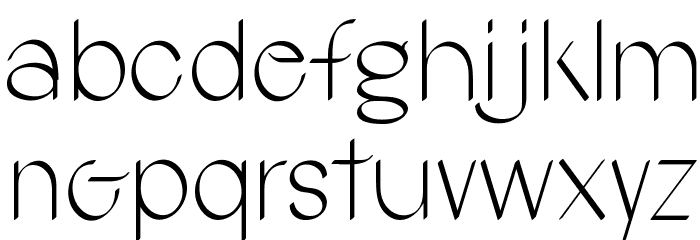 Yoko Smile Font LOWERCASE