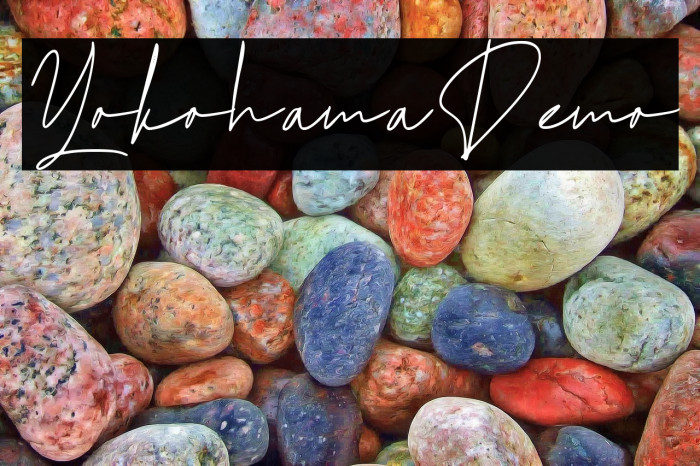 Yokohama Demo Font examples