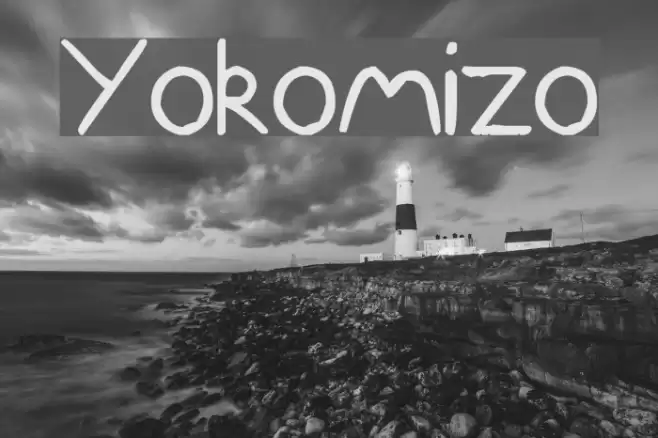 Yokomizo Font examples