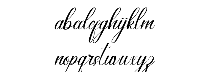 Yolanda Font LOWERCASE