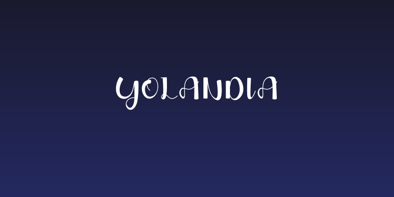 Yolandia Social Header