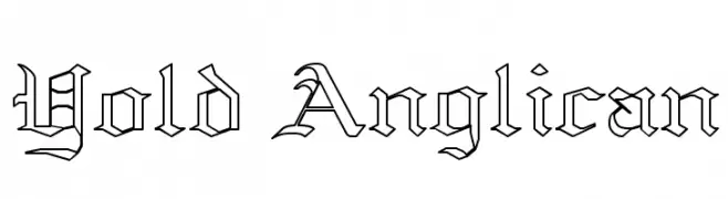 Yold Anglican  Frei Schriftart Herunterladen