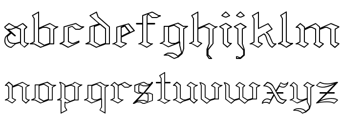 Yold Anglican Fonte MINÚSCULAS